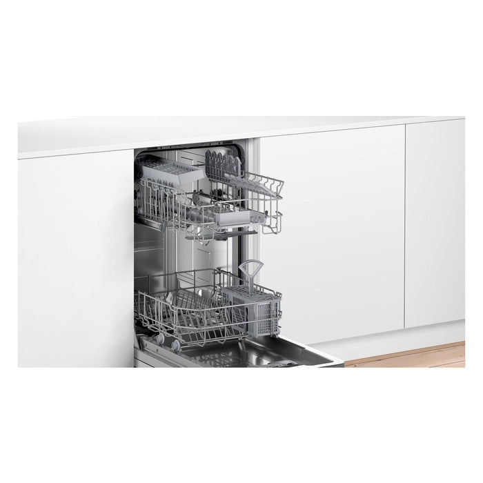 Bosch Serie 2 SPV2IKX10E Geschirrspüler vollintegrierbar 45cm 9 Maßgedecke F