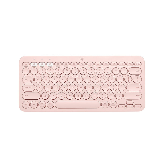 Logitech K380 Multi-Device Bluetooth® Keyboard Tastatur QWERTZ Deutsch Pink