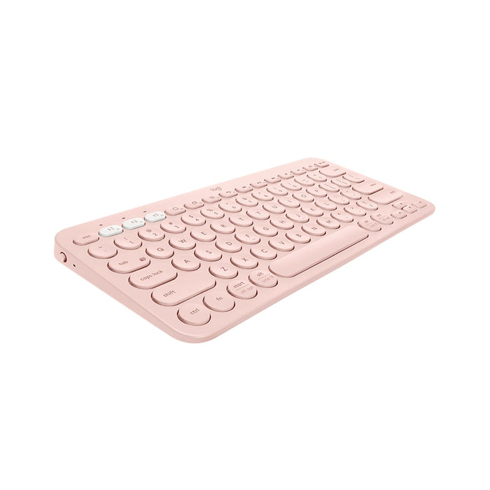 Logitech K380 Multi-Device Bluetooth® Keyboard Tastatur QWERTZ Deutsch Pink
