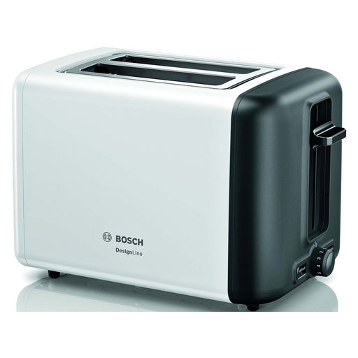 Produktbild Toaster - Bosch TAT3P421DE Toaster 2 Scheibe(n) 970 W Schwarz, Weiß