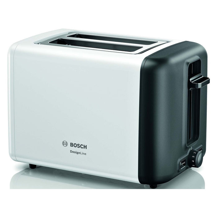 Bosch TAT3P421DE Toaster 2 Scheibe(n) 970 W Schwarz, Weiß