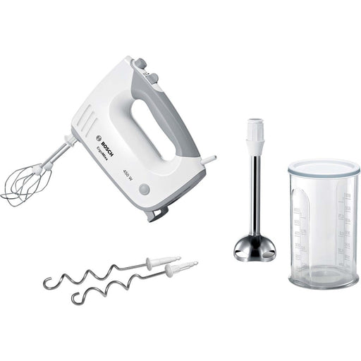 Produktbild Handmixer - Bosch ErgoMixx MFQ36470 Stabmixer 450 W Mixerset 1 l weiß, grau