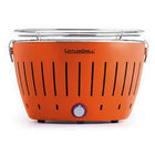 LotusGrill Classic G340 Holzkohlegrill mit Lüfter mit USB Mandarinenorange