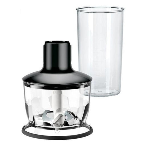 Produktbild Kompakt-Küchenmaschine - Braun MQ 7035X 0,6 l Pürierstab 1000 W Schwarz, Satinierter Stahl
