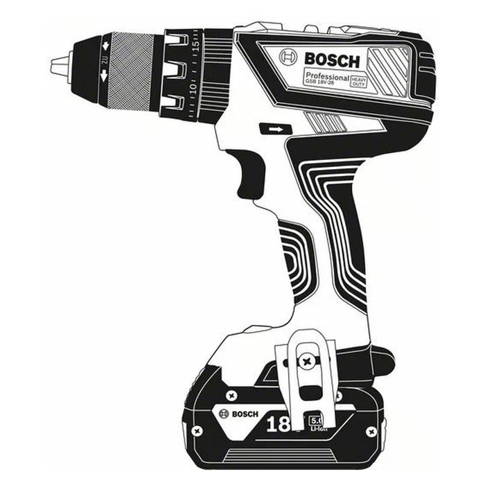 Bosch Akku-Bohrschrauber 12 V Li-Ion 1300 RPM Schwarz, Blau, Rot