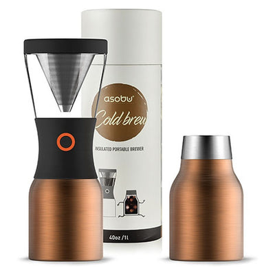 Cold Brew Kaffeezubereiter Kaltbrüh-Kaffeemaschine Kupfer, Schwarz