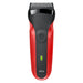 Braun Series 3 300s Folienschaber Trimmer Schwarz, Rot