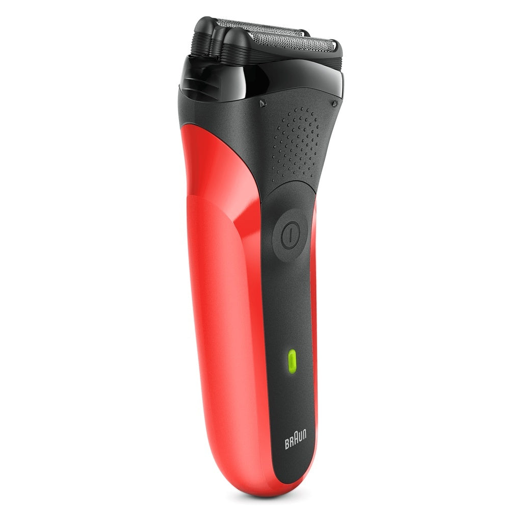 Produktbild Multifunktionstrimmer - Braun Series 3 300s Folienschaber Trimmer Schwarz, Rot