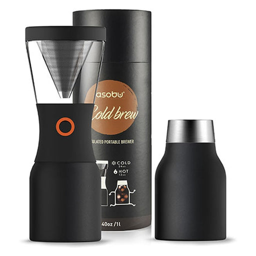 Produktbild Cold Brew Zubereiter - Asobu Cold Brew Kaffeezubereiter Kaltbrüh-Kaffeemaschine Schwarz