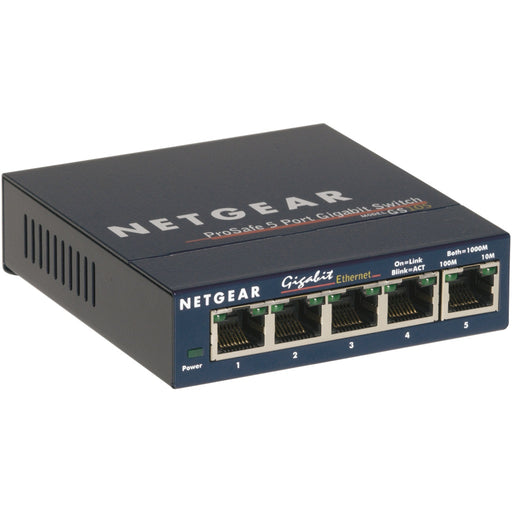 Produktbild Netzwerk-Switch - NETGEAR GS105 Unmanaged Gigabit Ethernet (10/100/1000) Blau