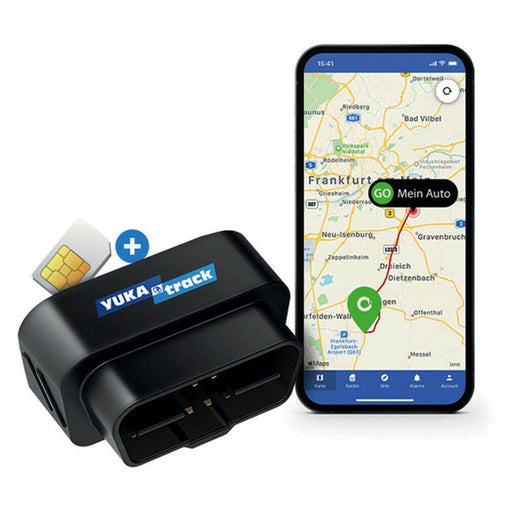 Produktbild GPS-Tracker - IoT YUKAtrack easyWire AIO GPS Car Tracker with SIM + Data Flat