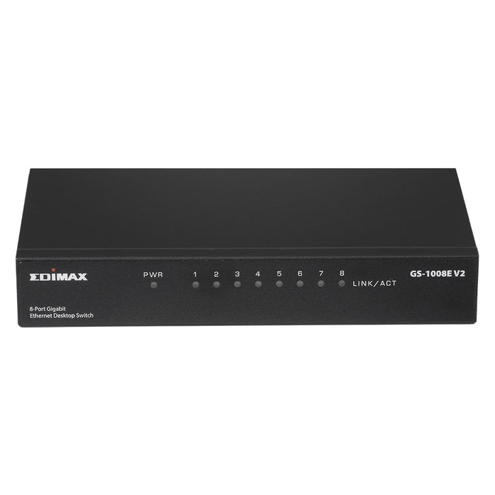 Edimax GS-1008E V2 Netzwerk-Switch Unmanaged Gigabit Ethernet (10/100/1000) Schwarz