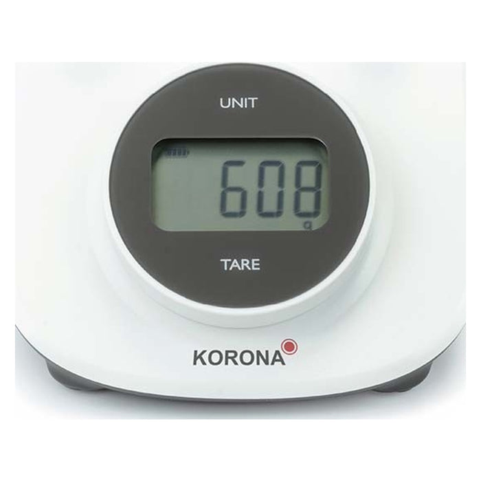 Korona Cleo 76161 batterielose Küchenwaage weiß, grau