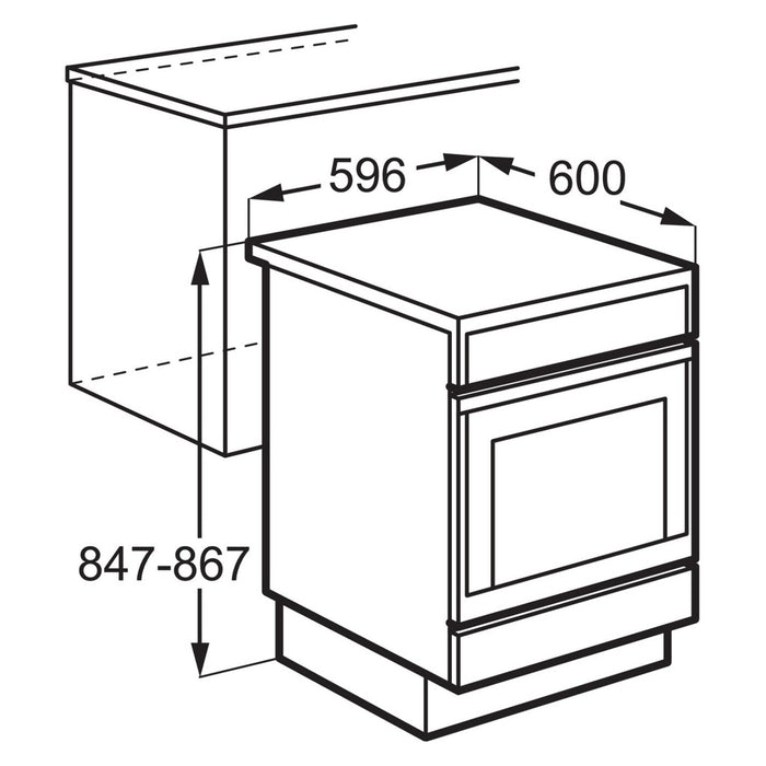 Electrolux AEG MDA Elektroherd 60cm CCB6445BBB