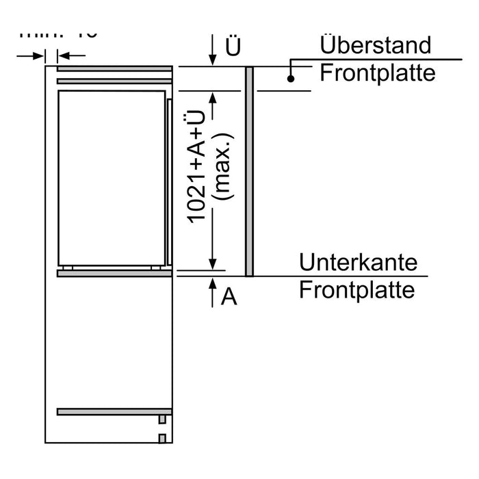 Bosch MDA EB-Kühlgerät Serie4 KIL32VFE0