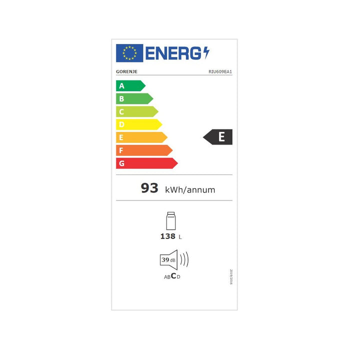 Gorenje EB-Kühlgerät Festtür,UB-fähig RIU 609 EA1