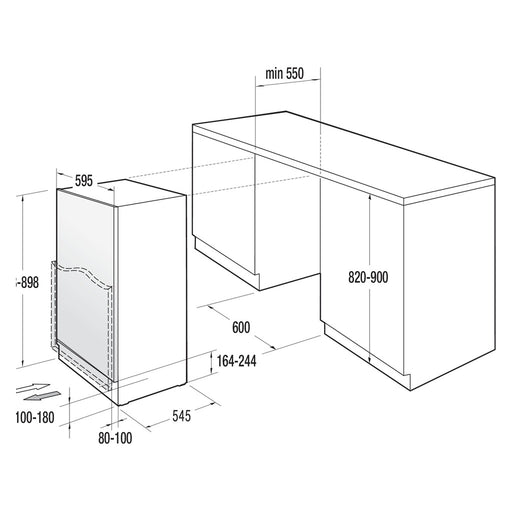 Produktbild Einbaukühlschrank - Gorenje EB-Kühlgerät Festtür,UB-fähig RIU 609 EA1