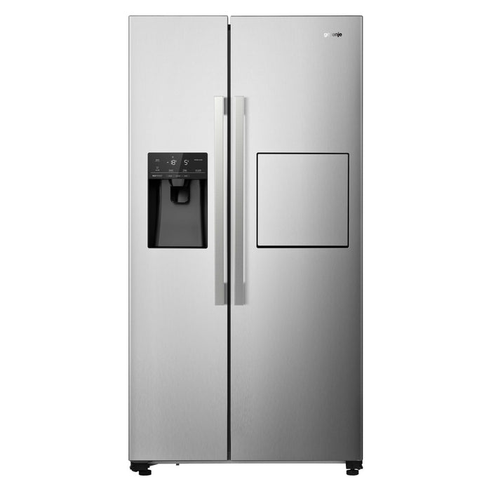 Gorenje Kühl/Gefrierkombi SbS Eiswürfel-/W/Barfach NRS9EVXB1 InoxLook