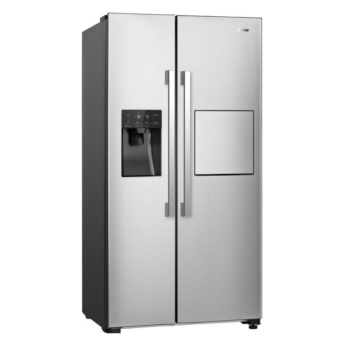 Gorenje Kühl/Gefrierkombi SbS Eiswürfel-/W/Barfach NRS9EVXB1 InoxLook