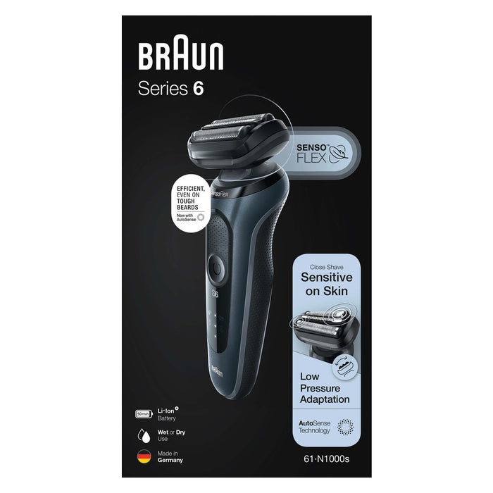 BRAUN Rasierer Series6 6 61-N1000s sw/gr