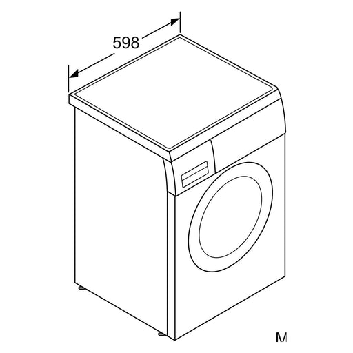 Produktbild Waschmaschine - Bosch Serie6 WUU28TH1 Waschmaschine unterbaufähiger Frontlader 8 kg 1400 U/min. A weiß