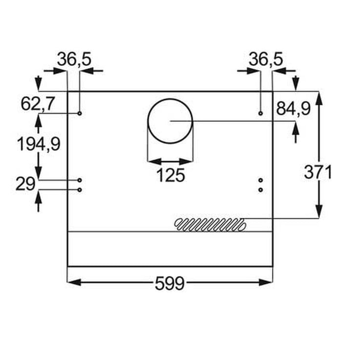 Electrolux AEG MDA UB-Haube LINIE 3Stufen+Inten,Serie2 DUB2621M Lower Easy