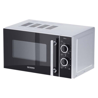 Mikrowelle m.Grill 700/900W MW 7771 Schwarz / Silber