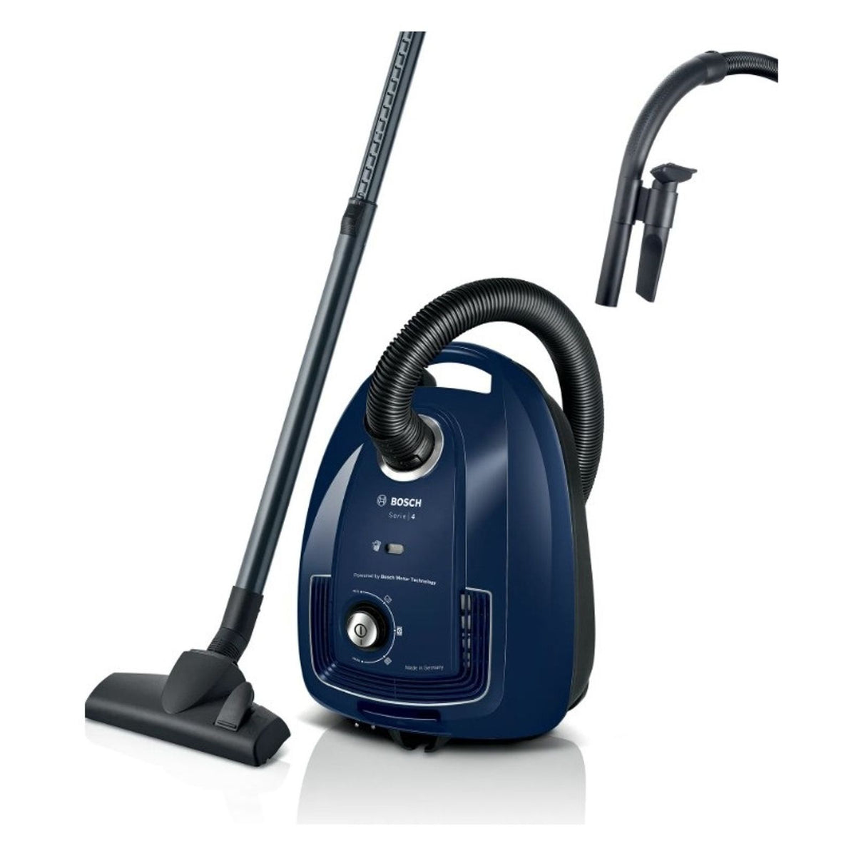 Produktbild Bürstsauger - Bosch Serie 4 BGD38BU2 Bodenstaubsauger blau 4 l Trommel-Vakuum Trocken 600 W Staubbeutel
