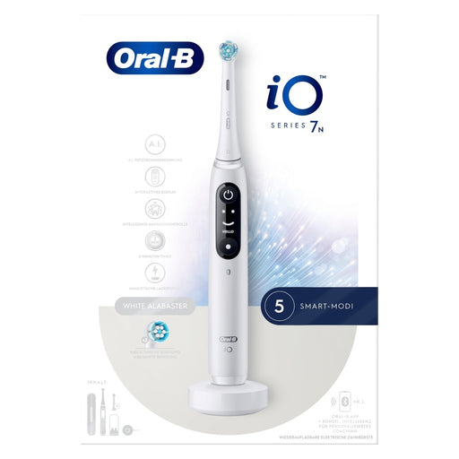Produktbild Elektrische Zahnbürste - Oral-B Zahnbürste Magnet-Technologie iO Series 7N Alabast