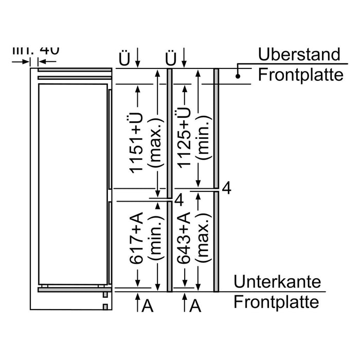 Siemens EB-Kühl/Gefrierkombi KI87VVFE1