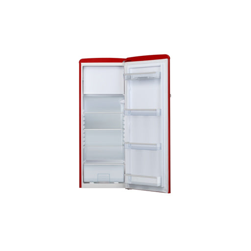 Produktbild Kühlschrank - Amica KSR 364 150 R Kühlschrank mit Gefrierfach 218 L im Retrodesign Rot