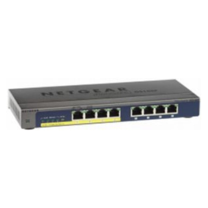 NETGEAR GS108PP Unmanaged Gigabit Ethernet (10/100/1000) Power over Ethernet (PoE) Schwarz