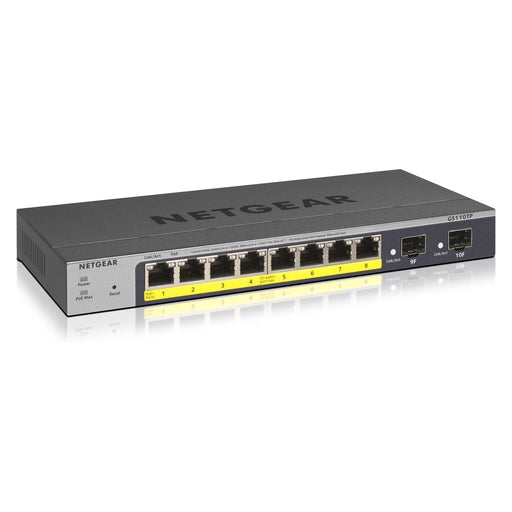 Produktbild Netzwerk-Switch - NETGEAR GS110TP Managed L2/L3/L4 Gigabit Ethernet (10/100/1000) Power over Ethernet (PoE) Grau