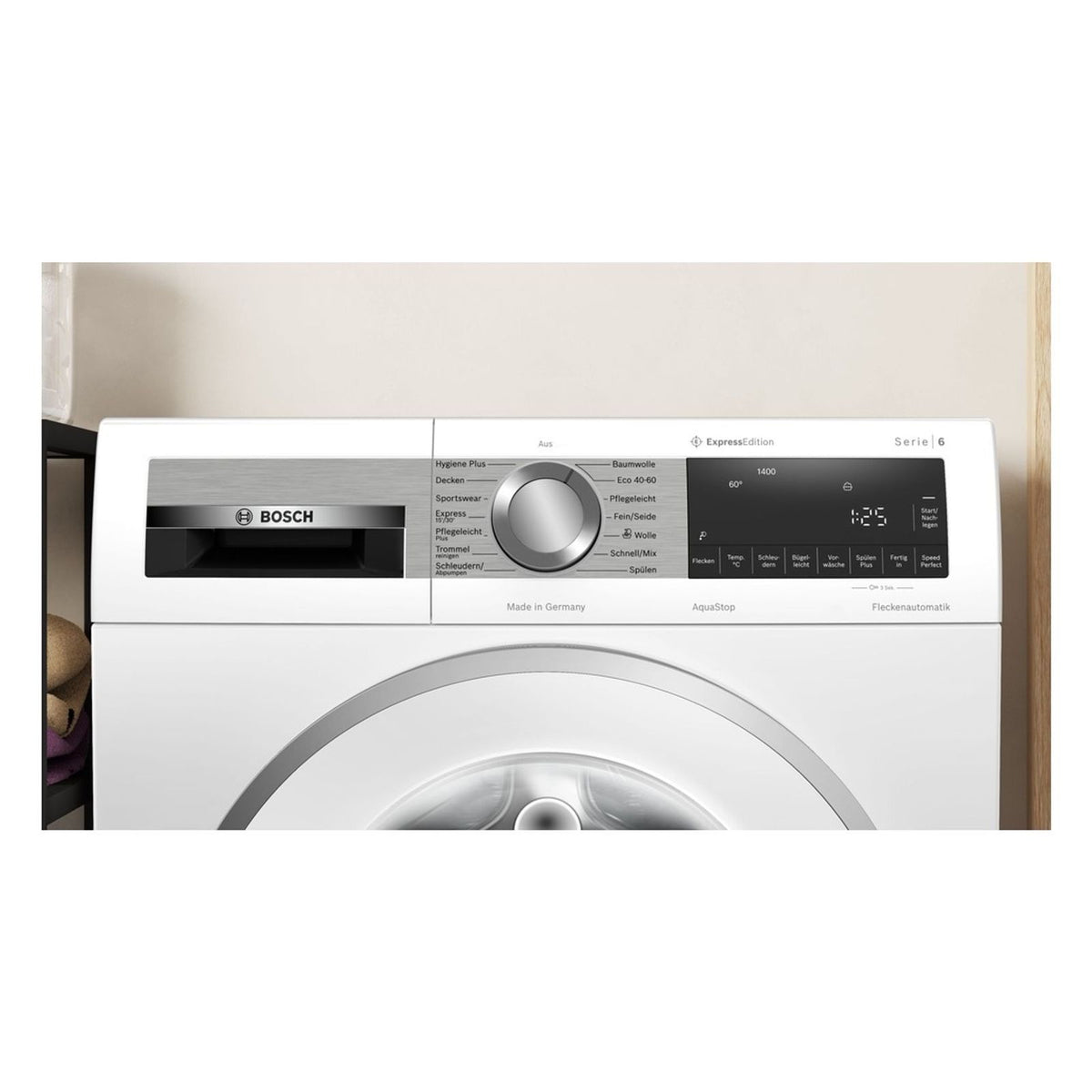 Produktbild Waschmaschine - Bosch Serie 6 WGG2441H0 Waschmaschine Frontlader 9kg 60cm 1400U/min Weiß