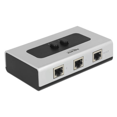 87673 Schnittstellen-Hub 1000 Mbit/s Schwarz, Grau