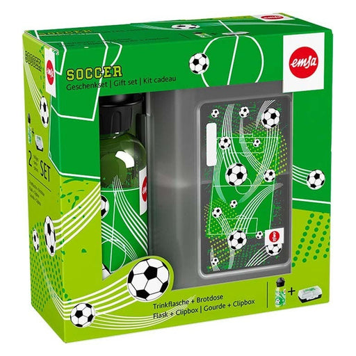 Produktbild Trinkflasche - Emsa EMS Trinkflasche+Brotdose TRITAN KIDS SET SOCCER