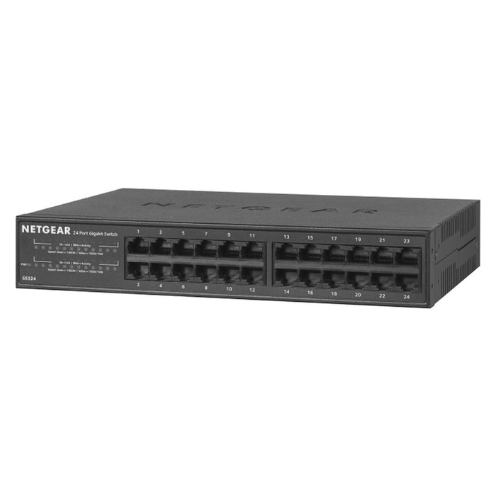 NETGEAR GS324 Unmanaged Gigabit Ethernet (10/100/1000) Schwarz