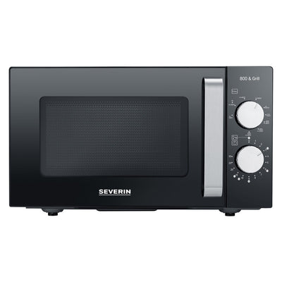 MW 7762 Mikrowelle 20 l 800 W Schwarz, Edelstahl