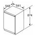 Constructa-Neff EB-Kühlgerät 136l,FreshSafe KI1211SE0