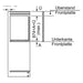 Constructa-Neff EB-Kühlgerät 136l,FreshSafe KI1211SE0