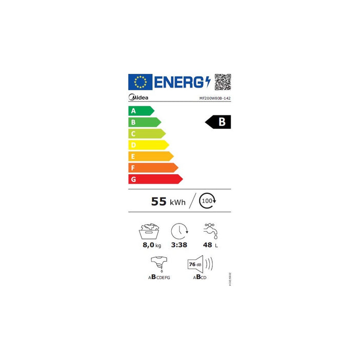 Midea Europe Waschautomat WLAN-fähig,IOT,Lunar MF200W100WB-14A