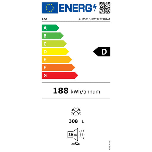 Produktbild Gefriertruhe - Electrolux AEG MDA Gefriertruhe AHB531D1LW