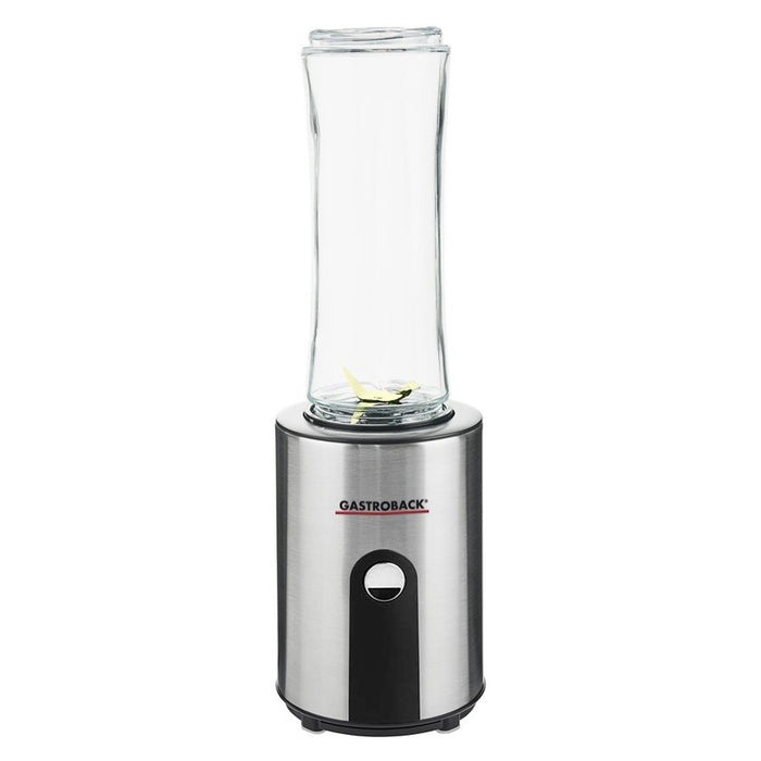 Gastroback Design Smoothie Maker Mix & Go 0,6 l Sport-Mixer 300 W Edelstahl