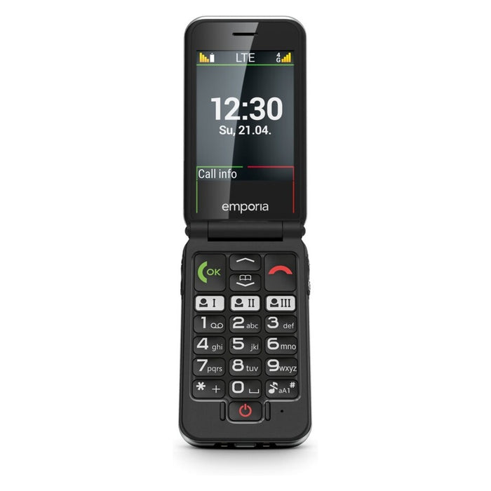 Emporia JOY_LTE 7,11 cm (2.8) 115 g Schwarz Seniorentelefon