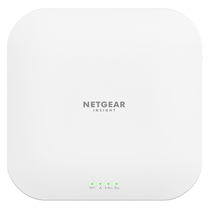 NETGEAR Insight Cloud Managed WiFi 6 AX3600 Dual Band Access Point (WAX620) 3600 Mbit/s Weiß Power