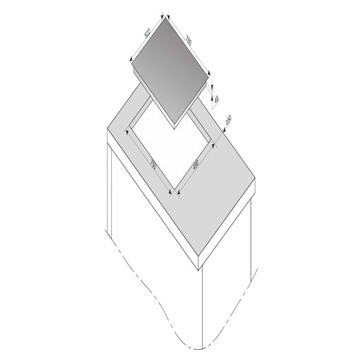Produktbild Induktions-Kochfeld - Amica EB-Autark-Kochfeld Indukt. 77cm KMI 772 680 C