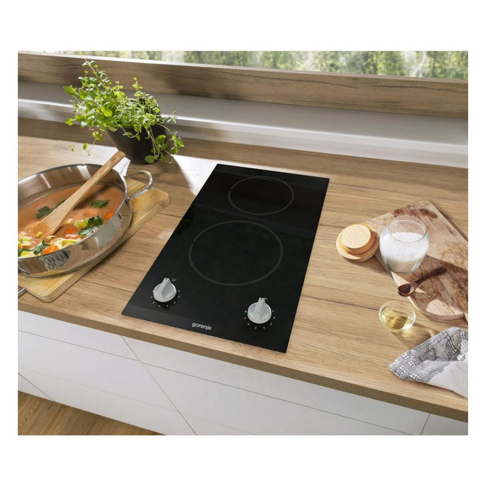 Gorenje EC321BCSC Glaskeramik-Kochfeld Integriert 30 cm 2 Zone(n) Schwarz