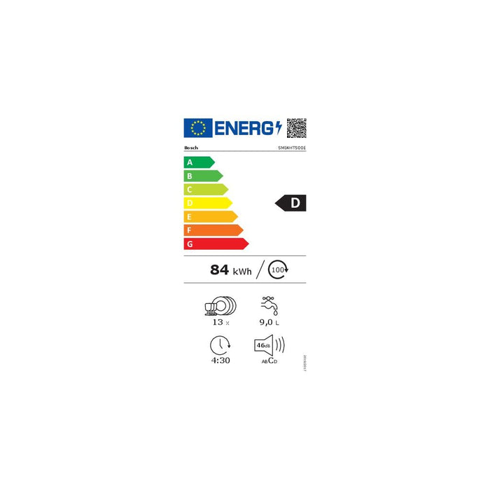 Bosch MDA EB-Geschirrspüler Serie4,HomeConnect SMI4HTS00E