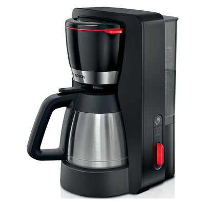 MyMoment TKA6M273 Filterkaffeemaschine mit Thermoskanne 1,1 l 1000 W Schwarz / Edelstahl