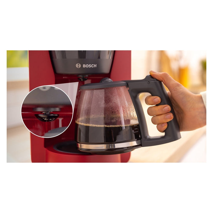 Bosch MyMoment TKA3M134 Filterkaffeemaschine 1,25 l 1200 W Rot